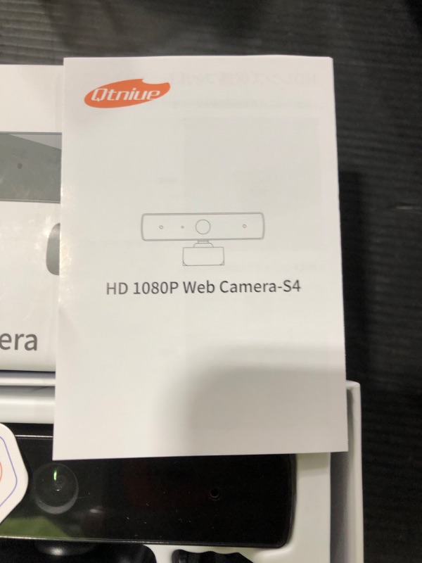 Photo 2 of Webcam with Microphone and Privacy Cover, [Upgraded] Qtniue FHD Webcam 1080p, Desktop or Laptop and Smart TV USB Camera for Video Calling, Stereo Streaming and Online Classes
