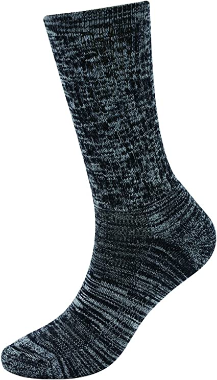 Photo 2 of EnerWear 4 Pack Women's Merino Wool Outdoor Hiking Trail Crew Sock
SIZE US 9-11, GREY