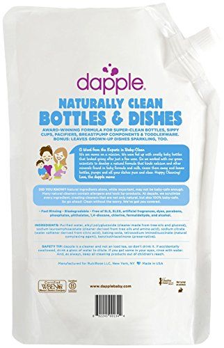 Photo 2 of Baby Bottle and Dish Liquid Refill Pack Fragrance Free 34 Oz by Dapple

