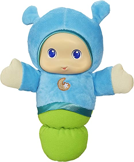 Photo 1 of Playskool Lullaby Gloworm Toy with 6 lullaby tunes, Blue (Amazon Exclusive) Blue, Green
