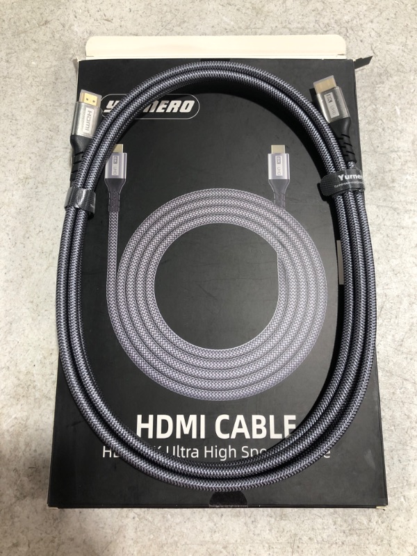 Photo 3 of HDMI 2.1 Cable 10ft, Yurnero 8K High Speed 48Gbps Ultra HD HDMI to HDMI Cable(8K@60Hz,4K@120Hz),HDMI Cord Supports 3D and Audio Return Channel,Compatible with Fire TV/PS5/PS4/PS3/PC
