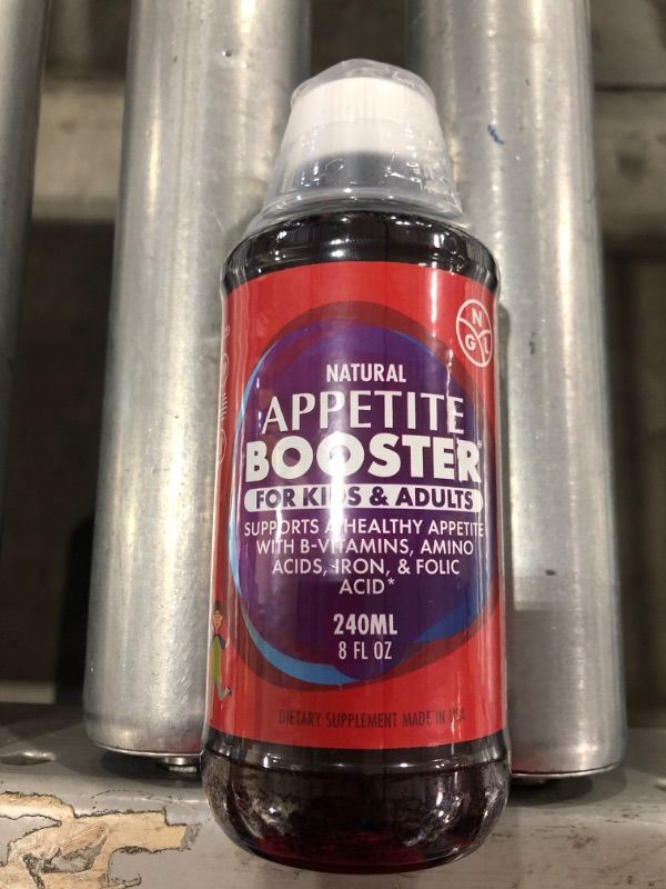 Photo 3 of Appetite Booster Weight Gain Stimulant Supplement Eat More for Underweight Kids & Adults Fortified with Omega 3,6,9 + Vitamins B1,B2,B3,B5,B6,B12, Folic Acid , Iron, Zinc, Amino Acids, Flax Seed Oil. BB 05/2025.
