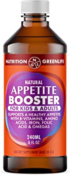 Photo 1 of Appetite Booster Weight Gain Stimulant Supplement Eat More for Underweight Kids & Adults Fortified with Omega 3,6,9 + Vitamins B1,B2,B3,B5,B6,B12, Folic Acid , Iron, Zinc, Amino Acids, Flax Seed Oil. BB 05/2025.

