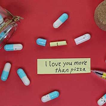 Photo 2 of Capsule Letters Message in a Bottle (Mixed Color 90pcs). PHOTO FOR REFERENCE.
