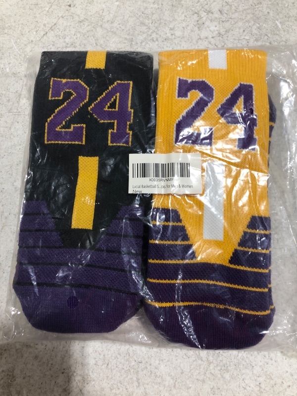 Photo 4 of Basketball Socks 3 Pairs, Athletic Socks with 3D Ankle Protection , Compression Cushion Sport Socks for Men. ONE SIZE.
