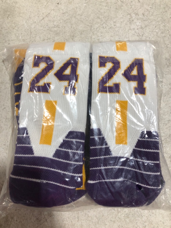 Photo 4 of Basketball Socks 3 Pairs, Athletic Socks with 3D Ankle Protection , Compression Cushion Sport Socks for Men & Women. 
