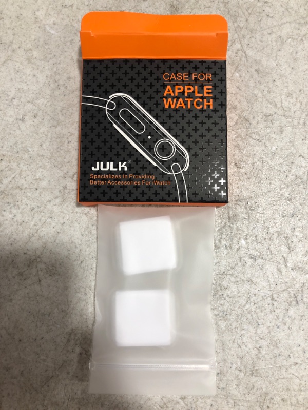 Photo 4 of [2-Pack] Julk 40mm Case for Apple Watch Series 6 / SE/Series 5 / Series 4 Screen Protector, Overall Protective Case TPU HD Ultra-Thin Cover for iWatch, Transparent
