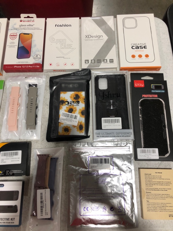 Photo 3 of LOT OF ASSORTED SMARTPHONE CASES AND ACCESSORIES. CASES, WATCH BANDS, CABLES, ETC... 
