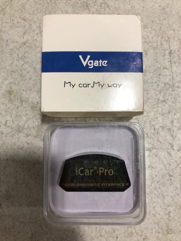 Photo 2 of Vgate iCar Pro Bluetooth 3.0 OBD2 Code Reader OBDII Scanner Scan Tool Car Fault Check Engine Light for Torque Android Compatible with ELM327 Adapter. PRIOR USE.