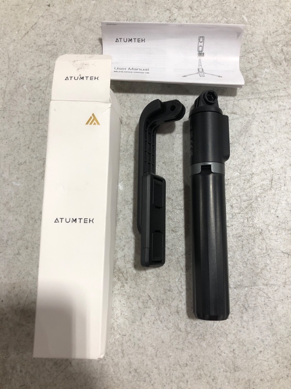 Photo 2 of ATUMTEK 40" Selfie Stick Tripod. MISSING SCREW. PRIOR USE.