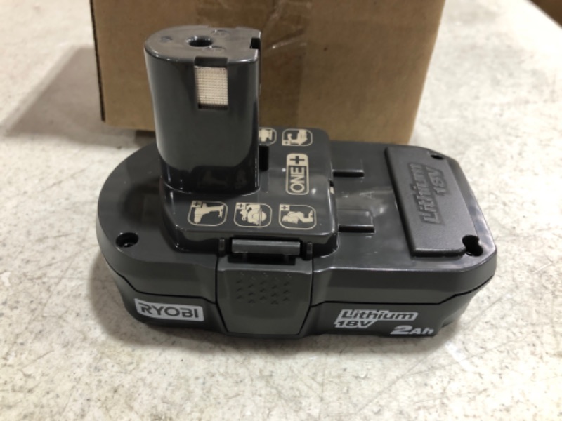 Photo 1 of Ryobi P190 2.0 Amp Hour Compact 18V Lithium Ion Battery w/ Cold Weather Performance and (Charger Not Included / Battery Only)