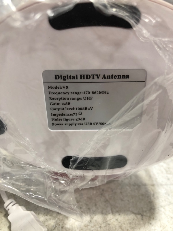 Photo 3 of 2019 Update HDTV Digital Antenna. OPEN BOX. PRIOR USE.