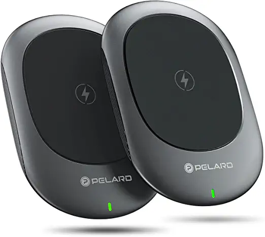 Photo 1 of PELARD Wireless Charger 2 Pack 15W Max Wireless Charger for iPhone Fast Wireless Charging Pad for Multiple Devices LG Pixel AirPods Pro (NO QC Adapter,Not Compatible with MagSafe Magnetic Charging)
