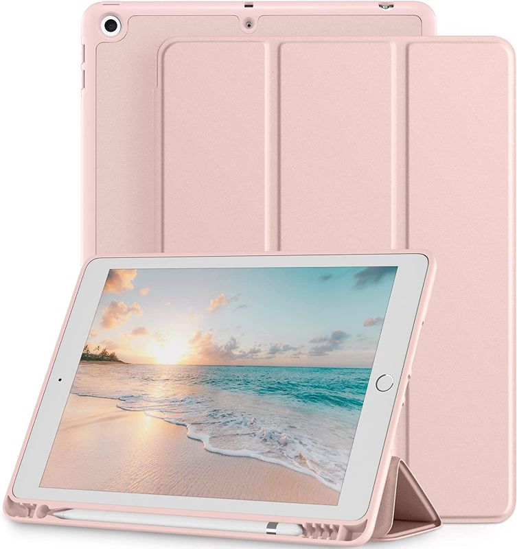 Photo 1 of Mastten Case Compatible with iPad 9th/8th/7th Generation Case, iPad 10.2 Inch Case  Rose Pink