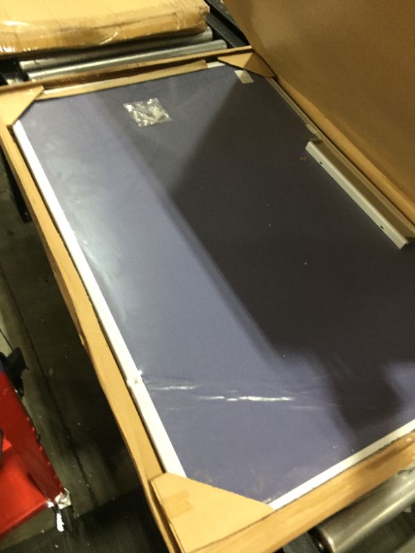 Photo 4 of Amazon Basics Magnetic Dry Erase White Board, 36 x 24-Inch Whiteboard - Silver Aluminum Frame

