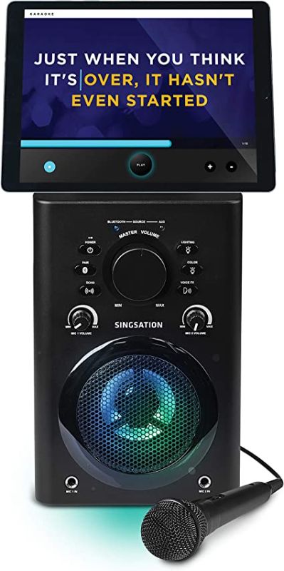 Photo 1 of Singsation Karaoke Machine - Full Karaoke System for Adults or Kids, with Wireless Bluetooth Speaker and Microphone.