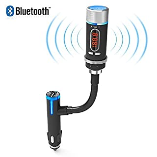 Photo 1 of AKASO Wireless FM Transmitter Radio Adapter Handsfree Car Kit with Hands-Free Calling, Music Control, USB Charger (B013QNE3YQ)
