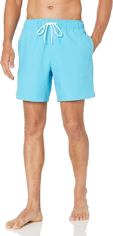 Photo 1 of Amazon Essentials Men's 7" Quick-Dry Swim Trunk SIZE XXL
