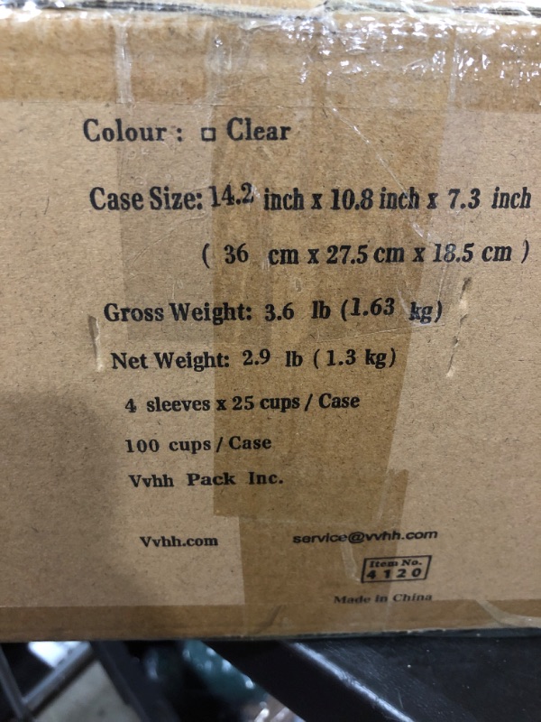 Photo 3 of [100 Sets - 20 oz.] Tankon Disposable Clear Plastic Cups With Lids and Straws 20oz. (Not Injection Cup, only Injection Lid.) 20 oz , plastic cups with lids Clear 100 Count (Pack of 1)