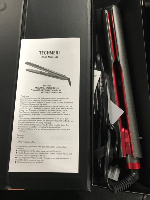 Photo 1 of Techmeri Flat Iron Untested 