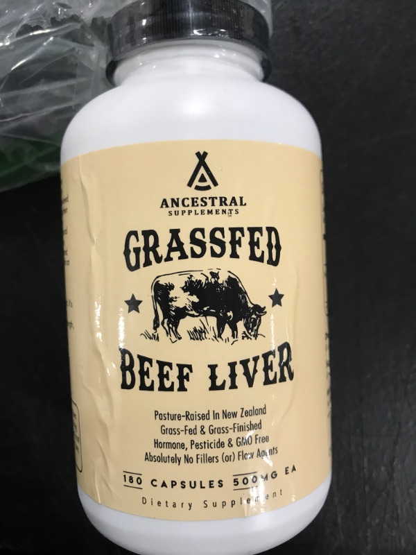 Photo 2 of Ancestral Supplements Starter Pack, Grass Fed Beef Liver Capsules, Non-GMO