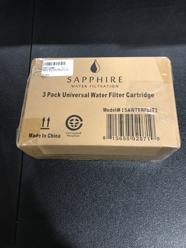 Photo 1 of 3 pack of universal water filter cartridge