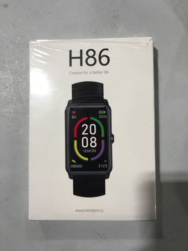 Photo 2 of MorePro H86 Smartwatch+Screen Protector
