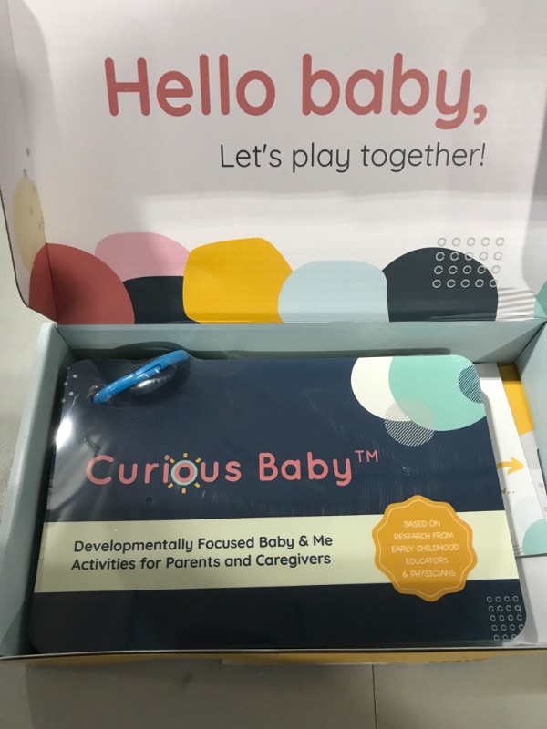 Photo 2 of Curious Baby™ Award Winning 40+ Activities for Baby & Me (0-12 Months) | Developmentally-Focused and Stimulating Creative Playtime Ideas for Baby & Me | Includes Black/White High-Contrast Cards
