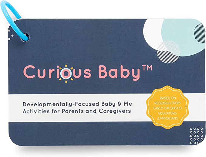 Photo 1 of Curious Baby™ Award Winning 40+ Activities for Baby & Me (0-12 Months) | Developmentally-Focused and Stimulating Creative Playtime Ideas for Baby & Me | Includes Black/White High-Contrast Cards
