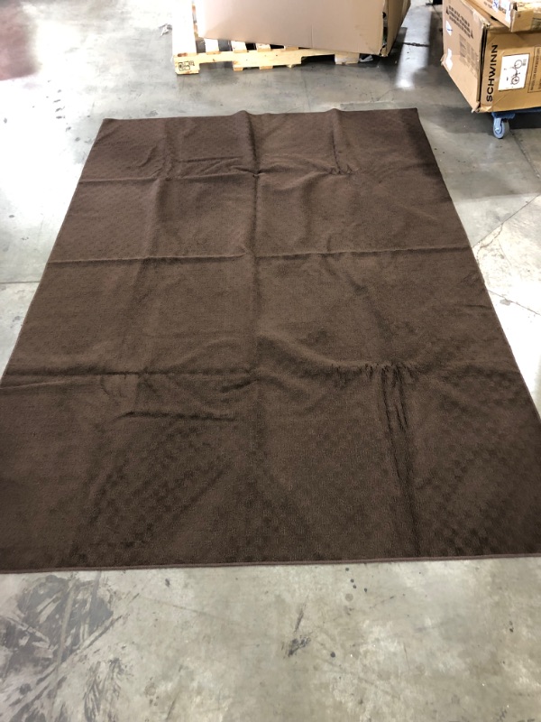 Photo 1 of 107x72 inch Brown Carpet 