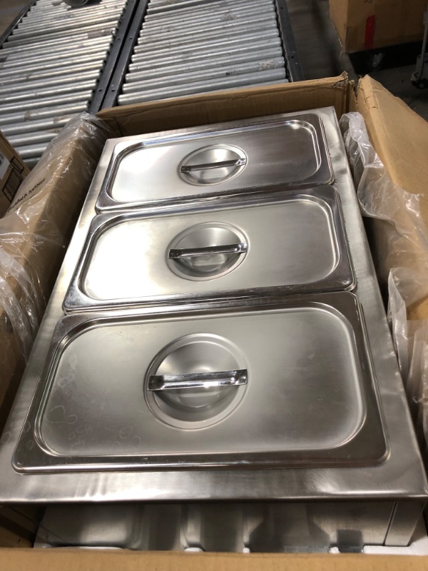 Photo 1 of 3 pan Stainless Steel Food Warmer 