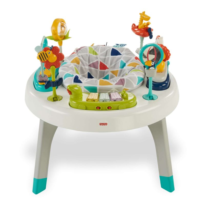 Photo 1 of Fisher-Price 2-in-1 Sit-to-Stand Activity Center - Safari
