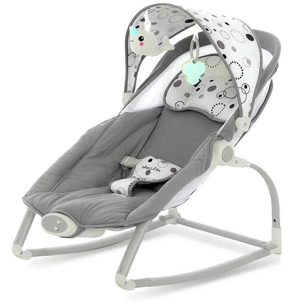 Photo 1 of Dream On Me We Rock Infant Rocker II Perfect to Calm Baby, Comfy Time, Grey