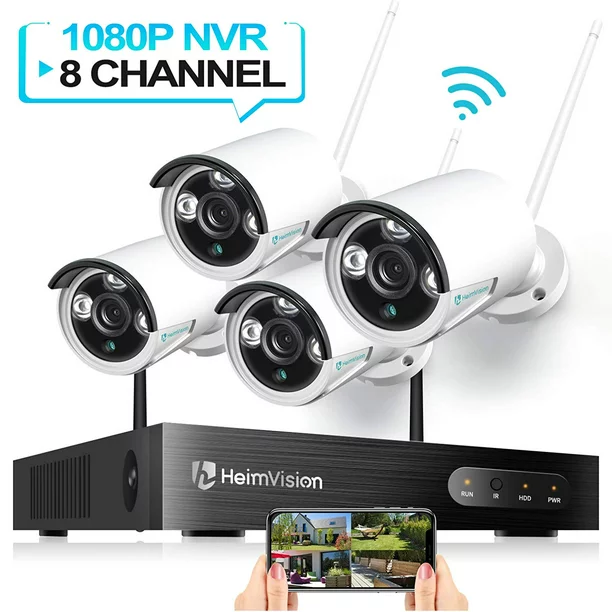 Photo 1 of HEIMVISION HM241 SECURITY CAMERA SYSTEM, 8CH 1080P NVR SYSTEM,4PCS 960P 1.3MP WIFI IP SECURITY SURVEILLANCE CAMERAS,HD NOT INCLUDED
