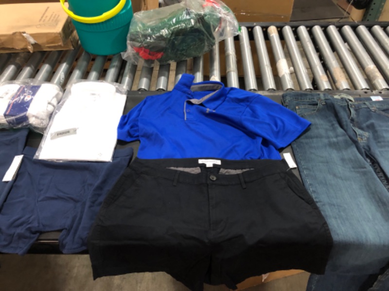 Photo 3 of Mens L and XL clothing including underwear.