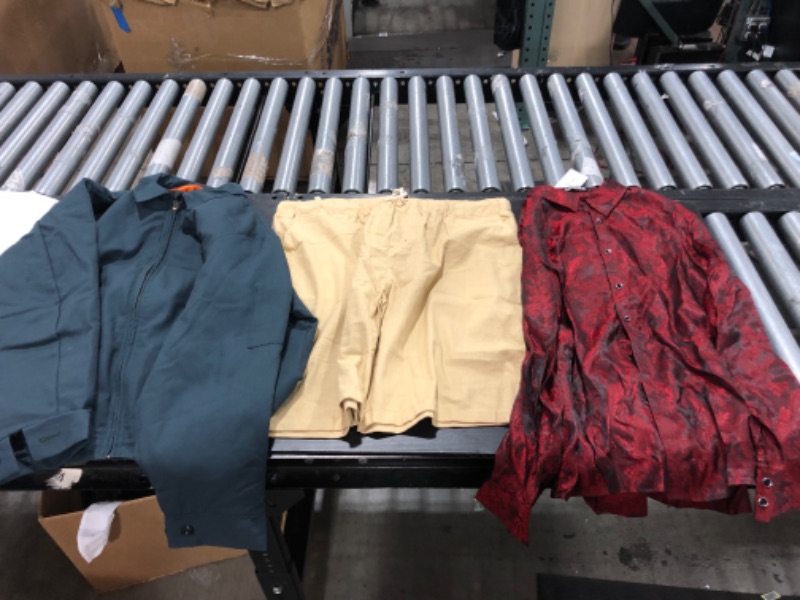 Photo 1 of Mens L and XL clothing including underwear.