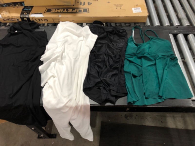 Photo 4 of Women's XL and L clothing including swim suits and underwear.