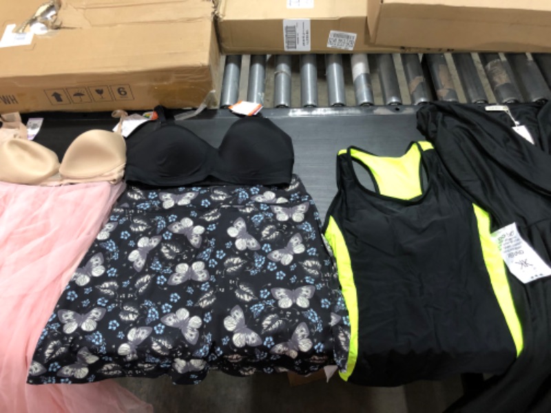 Photo 3 of Women's XL and L  clothing including swim suits and underwear.