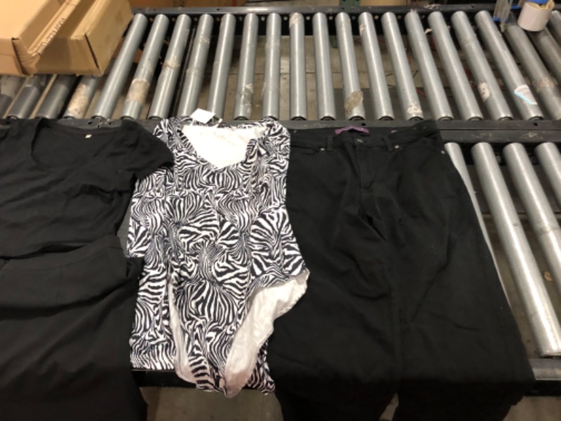 Photo 4 of Women's XL and L clothing including swim suits and underwear.