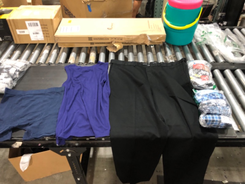 Photo 6 of Men's L and XL clothing including underwear.