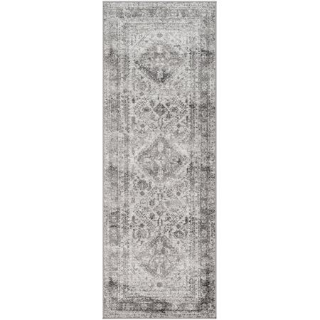 Photo 1 of Abbie & Allie Rugs Monte Carlo Mnc-2314 Light Gray 2'7" X 7'3" Runner Area Rug
