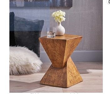 Photo 1 of Christopher Knight Home 305826 Jerod Light-Weight Concrete Accent Table, Natural