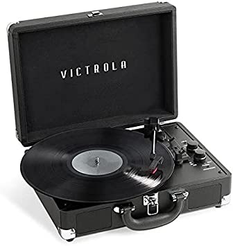 Photo 1 of Victrola Journey+ Bluetooth Suitcase Record Player, Black (VSC-400SB-BLK-SDF)
