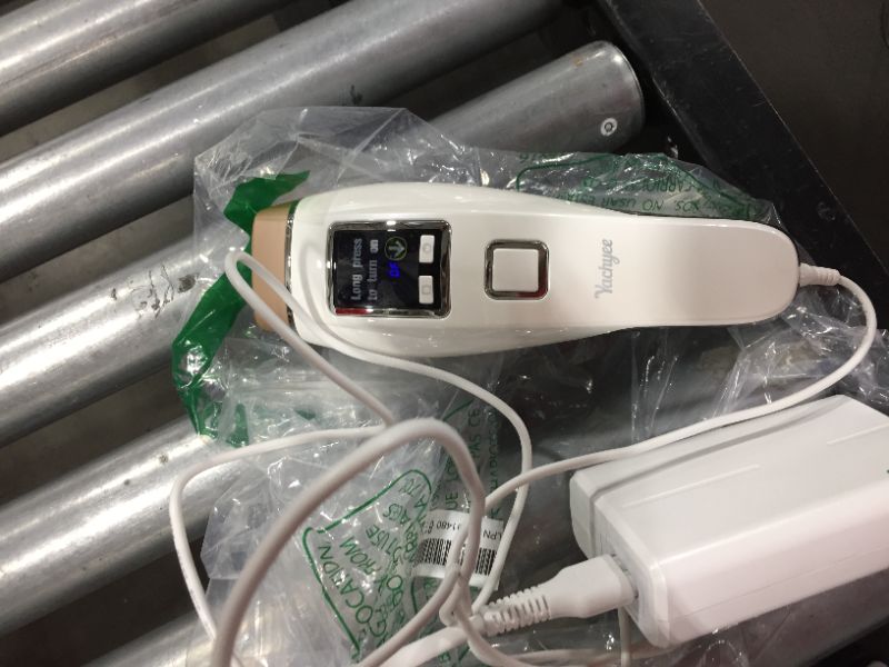 Photo 1 of Yachyee Laser Hair Removal Device for Women and Men Permanent with Ice Cooling Function IPL Hair Removal at-Home Upgraded to 999,999 Flashes for Face Armpits Legs Arms Bikini Line Comes with Goggles
