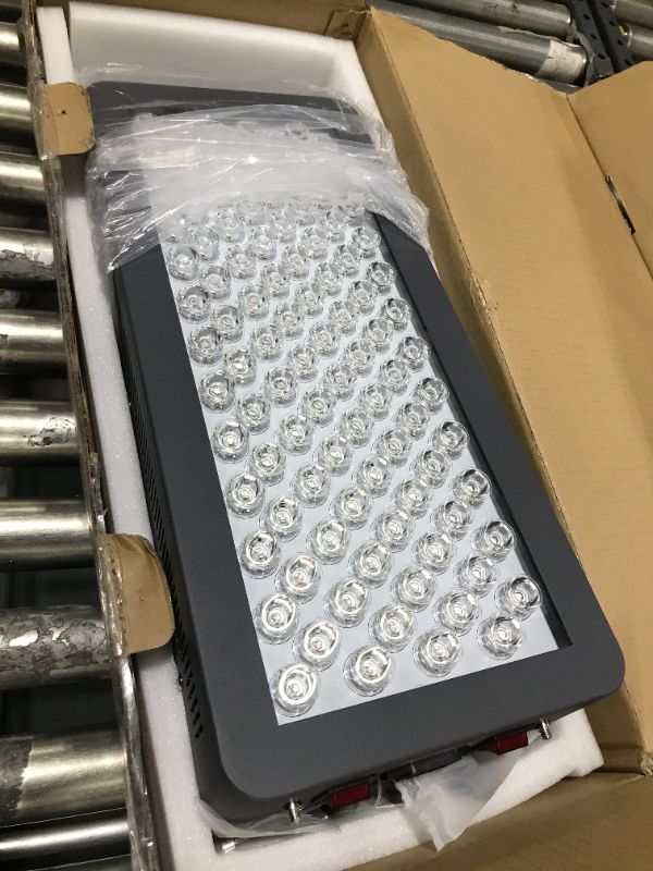 Photo 1 of Hooga Red Light Therapy Device, Red Near Infrared 660nm 850nm, 100 Clinical Grade LEDs, High Power Output Panel. Hanging Kit. Improve Sleep, Pain Relief, Skin Health, Anti-Aging, Energy, Recovery