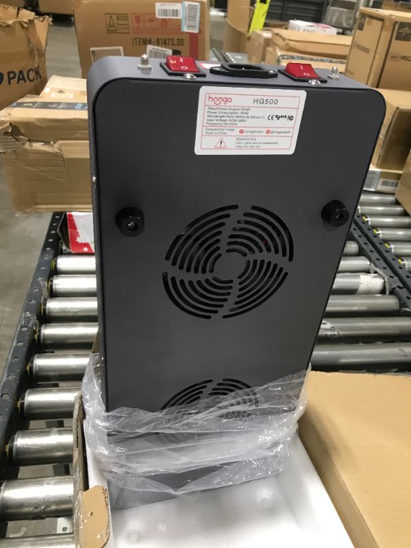Photo 1 of Hooga Red Light Therapy Device, Red Near Infrared 660nm 850nm, 100 Clinical Grade LEDs, High Power Output Panel. Hanging Kit. Improve Sleep, Pain Relief, Skin Health, Anti-Aging, Energy, Recovery