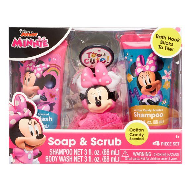 Photo 1 of Disney Junior Minnie 4-Piece Soap & Scrub Bath Set
