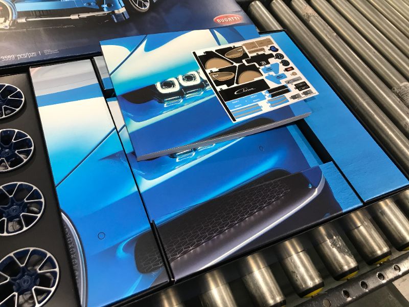 View 5 of LEGO Technic Bugatti Chiron 42083 Race Car Building Kit and Engineering Toy, Adult Collectible Sports Car with Scale Model Engine (3599 Pieces)
