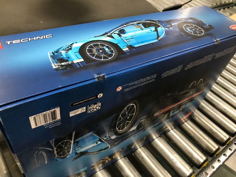 View 2 of LEGO Technic Bugatti Chiron 42083 Race Car Building Kit and Engineering Toy, Adult Collectible Sports Car with Scale Model Engine (3599 Pieces)
