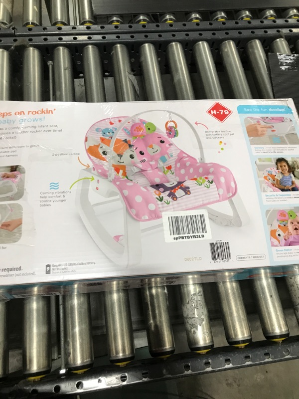 Photo 3 of Fisher-Price  Infant-to-Toddler Rocker Pink Critters